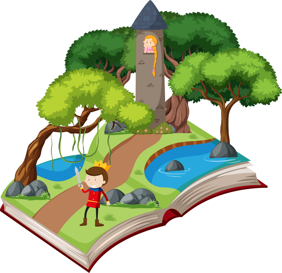 A book fairy tale story
